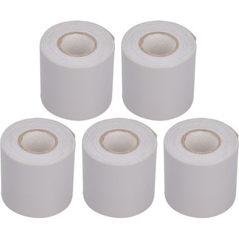 Ruban adhésif de protection pour tuyaux climatisation – Lot de 5, résistant à l’huile, largeur 6 cm, couleur gris (1/5)