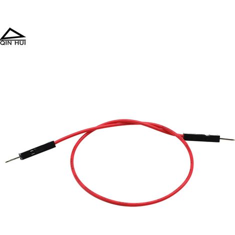 Câble de connexion de terminal de répétition à double extrémité 1P de 2,54 mm, câble d'extension de terminal mâle-mâle de 20 cm.