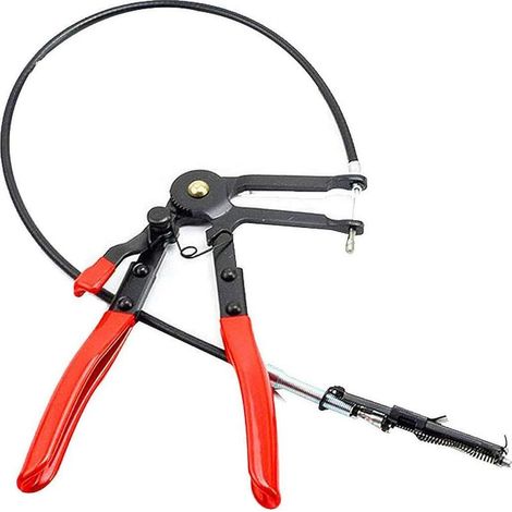 Abrazaderas para cables flexibles de 24" con eje flexible, herramienta para mangueras de agua, combustible y gasolina, forjadas en acero aleado de alta calidad, galvanizadas para resistir el desgaste (1/5)