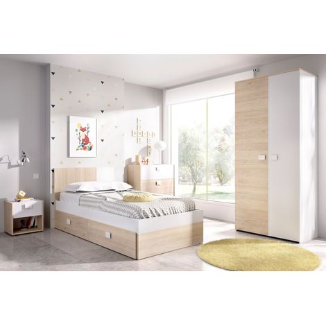DINA4 Pack Cama + Armario + Mesita + Comoda (1/5)