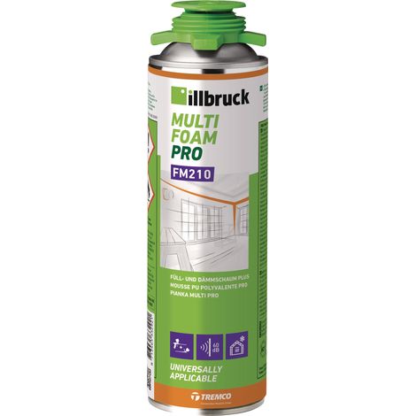 1K-Mousse pour fenêtre/façade FM210 500ml B2 vert Bombe ILLBRUCK