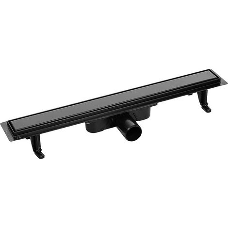 Caniveau linéaire 90 cm Low Basso Noir COB790D (1/4)