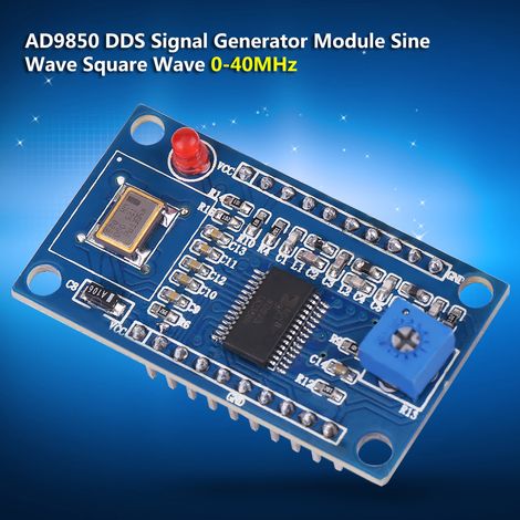 AD9850 DDS-Signalgeneratormodul: Sinus-/Rechteckwelle (0-40 MHz) (1/5)