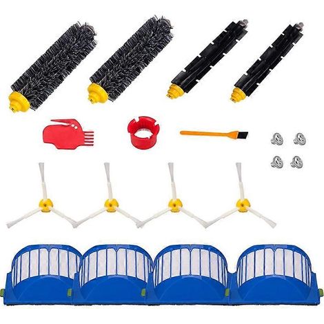 Pièces de rechange pour Roomba 690 et 650, kit de remplacement pour Roomba 680, 650, 660, 651, 614, 652 et séries 500, 595, 585 et 564