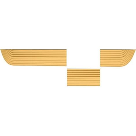 Seuil Balayeur de Sol pour Seuil Longueur 68-77cm/Hauteur 1,4-2,3cm Appliqué à la Plupart des Robots de Balayage sur Le Marché pour Fauteuil Roulant, Entrée de Maison, Transition de Seuil A (1/5)