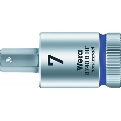 Punta per cacciavite esagonale 3/8 Wera con funzione di presa 7x385mm