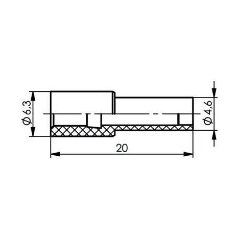 TELEGÄRTNER 100001114 100001114 MANCHON ANTI-PLIAGE ROUGE