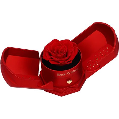 Eternal Rose Box, Exquisite Drawer Design (S Red) (1/5)