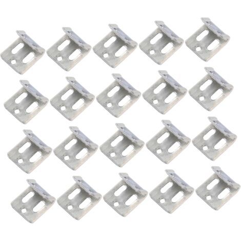 100 pièces Clips à Ressort Renforcés pour Housse Canapé Accessoires de Réparation de Ressorts pour Meubles Installation Facile (1/5)