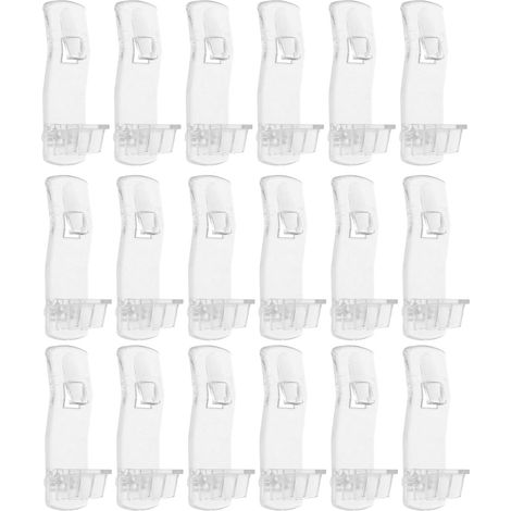 Stück transparente Regalhalterungsclips für Schrankböden
