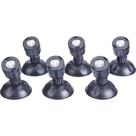 Pontec PondoStar kit iluminación negro 6 cm LED