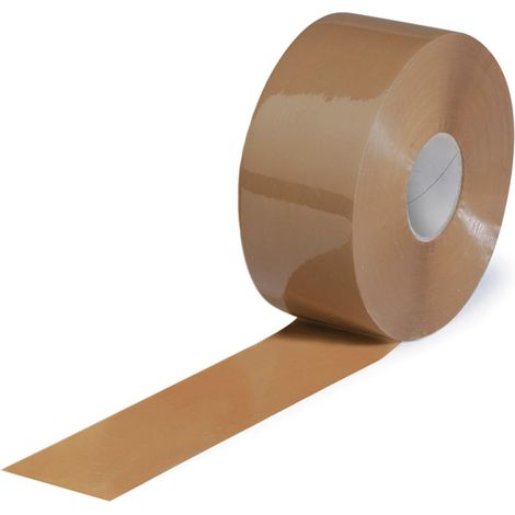 Klebeband monta 281 Breite 75mm Länge 66m Stärke 54µ PVC braun leise TRANSPAK (1/2)