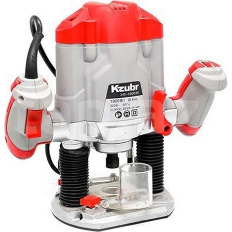 Trade Shop - Fresatrice Elettrica Verticale 1900w Per Frese Pantografo Da 6/8 Mm Decora Legno -
