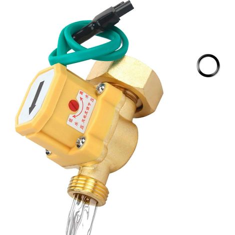 Capteur de débit d'eau fiable avec conception étanche, pressostat électronique pour une durabilité accrue, multicolore, 1 pouce à 6 minutes (1/5)