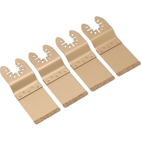 4PCS 1.3in Cemented Carbide Diamond Oscillating Saw Blade for Woodworking (1/5)