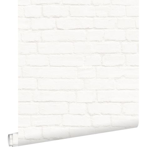 papier peint brique blanc cassé - ESTAhome (1/5)