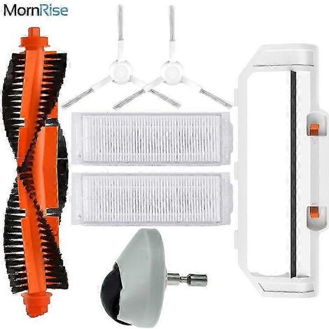 Accessoires pour aspirateur robot Xiaomi S10 : pièces de rechange, brosse principale, filtre HEPA, lingette de nettoyage, balai à tapis (édition 0620) (1/4)