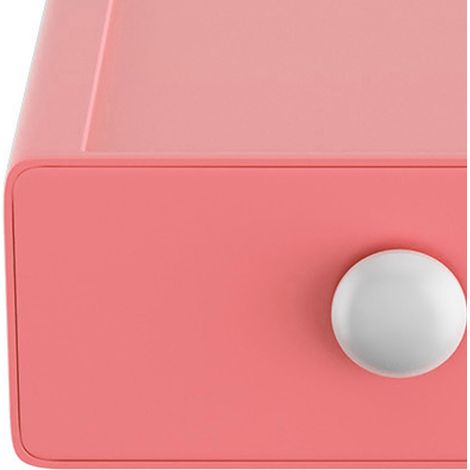 Schubladenartige Aufbewahrungsbox für den Schreibtisch, Büroaufbewahrungsbox, multifunktionaler Organizer, Präsentationsständer für Bürobedarf und andere Gegenstände, orangerot (1/5)