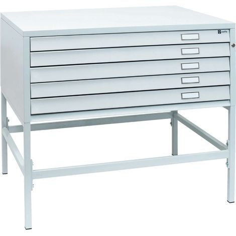 PROVOST - Armoire à plans métallique 5 tiroirs - Provost