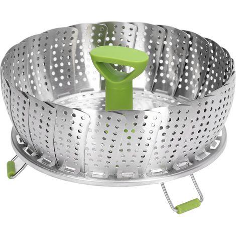 Panier vapeur pliable en acier inoxydable multifonction, support de cuisson à la vapeur pour cuisine (1/5)