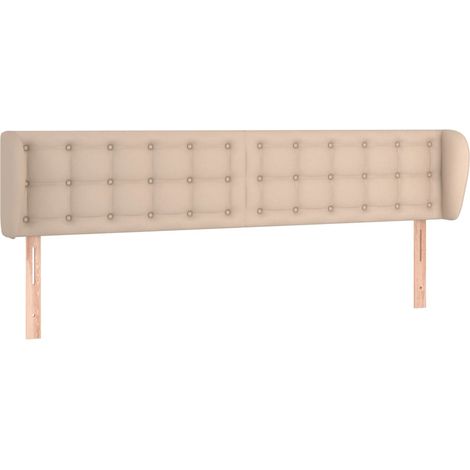 Maison Exclusive - Testiera ad Orecchio Cappuccino 183x23x78/88 cm in Similpelle