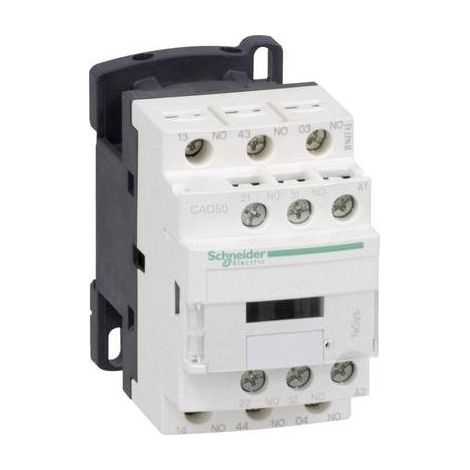 Contattore ausiliario TeSys CAD50 - 5NO - - 10 A - 24 V CC - CAD50BL
