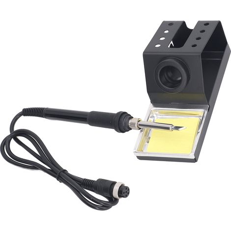 Kit de station de soudage thermostatique intelligente de bureau 60W, température réglable et chauffage rapide, conception thermostatique en céramique, norme européenne. (1/5)