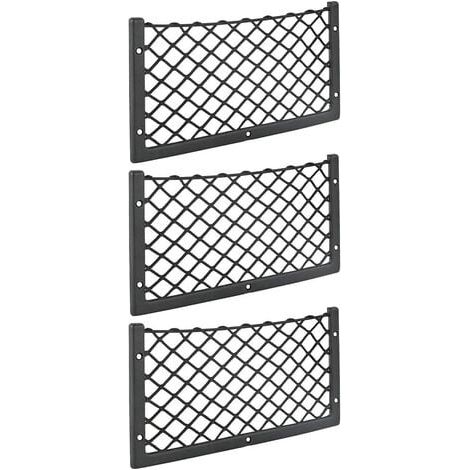 - Set of 3 car storage nets - 36 x 18 cm - High elasticity, storage net for luggage, magazines - T4 T5 T6 - For van, caravan, motorhome, truck (1/5)