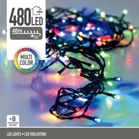 Guirlande Multifonction 480 LEDs Multicolores 220V IP44 39m (1/5)