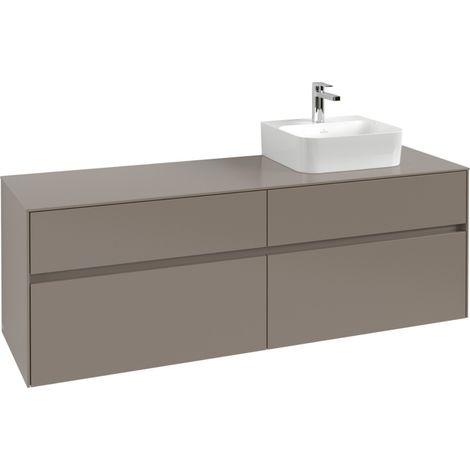 VB Waschbeckenunterschrank Collaro C106B0 1600x548x500mm Eckig Marine Blue (1/2)
