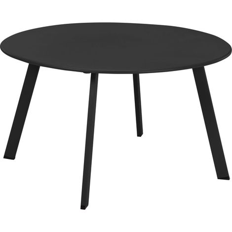 ProGarden Table d'appoint 70x40 cm gris foncé mat