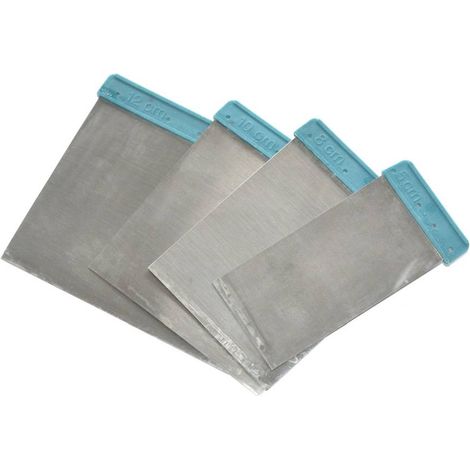 Nespoli Japan-Spachtelset 5 cm, 8 cm, 10 cm, 12 cm Spachtelset Flächenspachtel