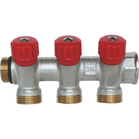 SOMATHERM FOR YOU 4020-03-20R Sanitario Collezionista, Ottone nichelato, Maschio-Femmina 20/27, autosigillante e allineati, None, 3/4EK (1/5)