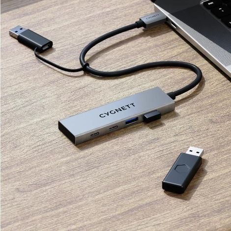 Cygnett CY5389CYHUB hub di interfaccia Grigio (1/5)