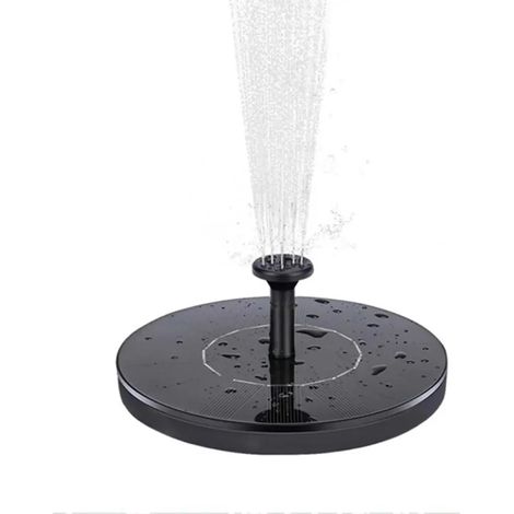 Solar Springbrunnen 3.5W Solar Teichpumpe, Eingebaute 1500mAh Batterie, Solar Schwimmender Fontäne Pumpe mit 6 Fontänenstile für Garten (1/5)