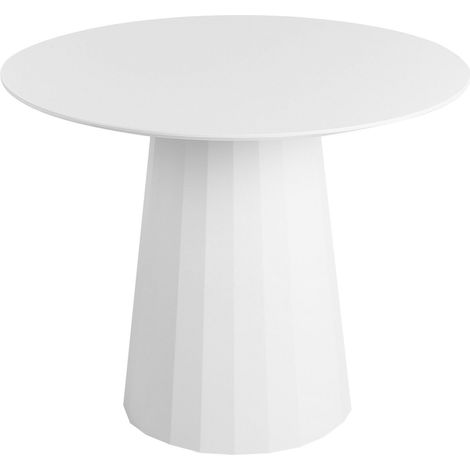 Esstisch PLATO Weiß 100 cm 100 cm Metall