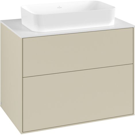 Villeroy & Boch Finion Waschtischunterschrank, 2 Auszüge, (1/2)
