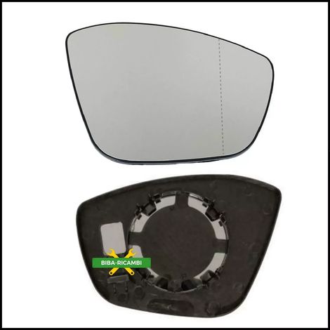 Piastra specchio retrovisore asferico lato dx per opel corsa f dal 2019-