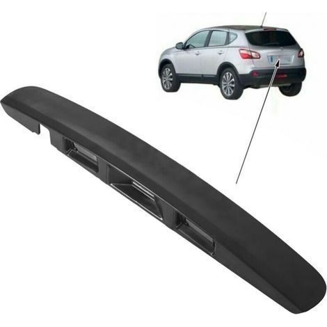 Poignée de coffre pour Nissan Qashqai J10 (2007-2013) – Matériau ABS – Installation facile – Compatible avec caméra et serrure – 90812JD20H