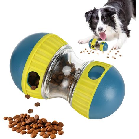 Jouet Interactif pour Chien, Distributeur de Friandises, Distributeur de Croquettes, Distributeurs de Friandises Interactifs, Jouets pour Chiens Interactif de Mangeoire pour Tout Type de Chien
