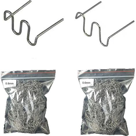 Staples À Souder - Acier Tungstène - Pour Réparation De Pare-Chocs Et Pièces Plastiques Automobiles - 1000 Pièces (1/5)