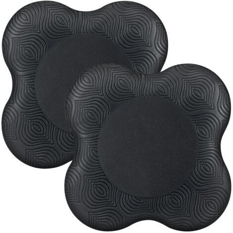 Genouillère 2 Pièces,Yoga Coussin De Genou d Genouillère,Antidérantsnoires 20 20cm,pour le yoga, au stretching, protégeant genoux et les coudes Convient pour le yoga, le Pilates (1/5)