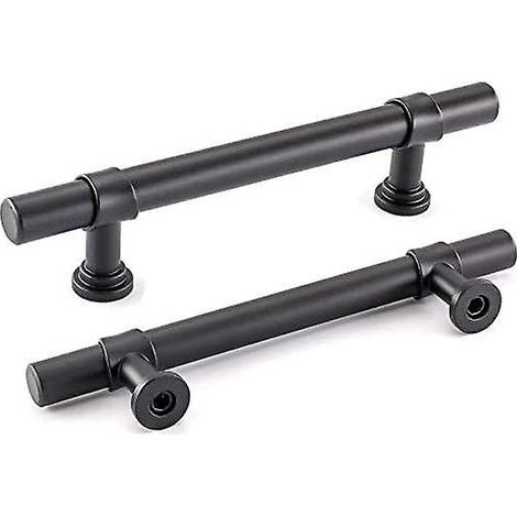 Poignées de placard noires, lot de 2, poignées de meuble de salle de bain, quincaillerie noire pour meubles Dresse (1/5)