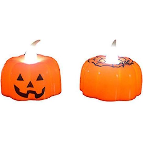 10 Stück Kürbislichter für Halloween-Dekorationen