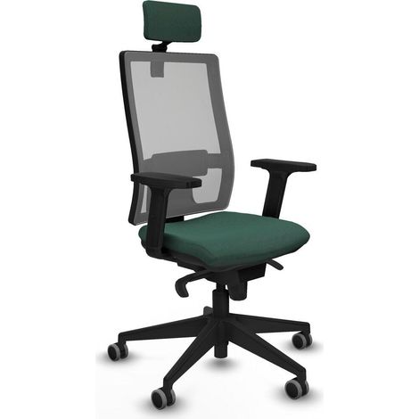 Piqueras y Crespo Horna Chaise de bureau noir design élégant (1/3)