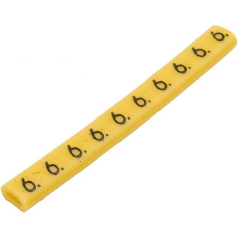 Marqueur de câble OZ-0/6 jaune E04ZP-01020100700 (100 pièces)