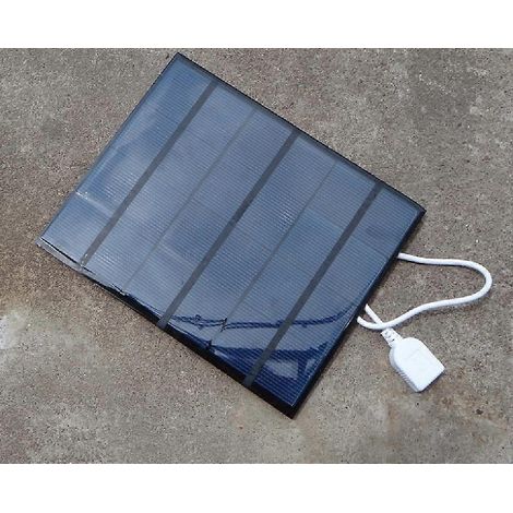 Chargeur solaire extérieur 6 V 3,5 W pour la charge de batterie d'urgence et la gestion intelligente de l'énergie (1/4)