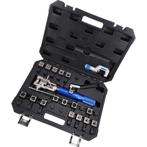 Hydraulic Flaring Tool Kit, Double Flaring Single 45 Degree for Fuel, Brake, Transmission, Cooling Lines, with Hydraulic Cylinder (1/5)