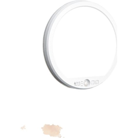 Runde LED-Deckenleuchte mit Induktion, 18 cm, ultraflache 1,5 cm Deckenlampe mit Bewegungsmelder, intelligente Nachtlichtfunktion für Kinderzimmer, Flur und Lagerhaus-lsw (1/5)