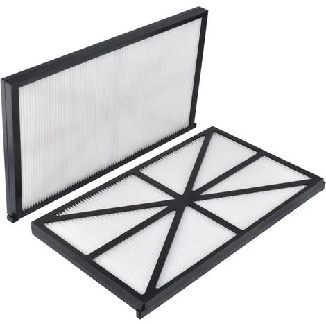 Paquete de 2 filtros, plástico ABS y poliéster PET, sistema de fijación integrado, fácil limpieza, para robot Hayward Tiger Shark. (1/5)